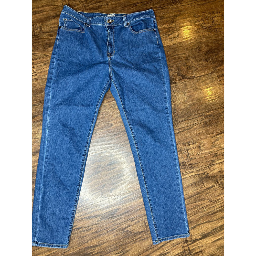 L.L. Bean Classic Fit 14 Petite Denim Women's Vintage - Picture 1 of 7
